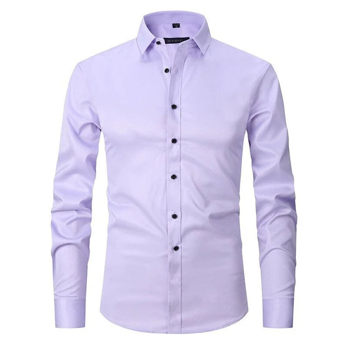 Helmut | Herren Bügelfreies Stretchhemd