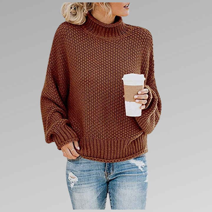 Natascha | Lockerer Winter Strickpullover
