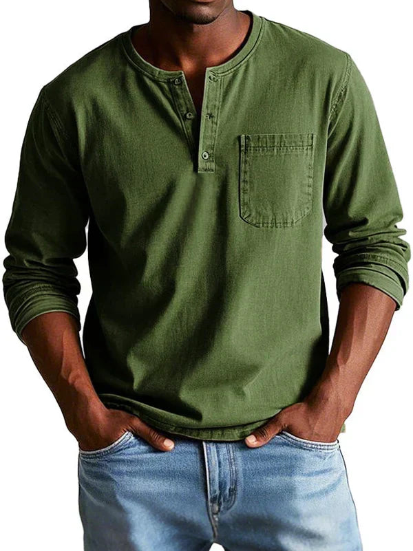 Philipp | Herren Lässiges Henley Shirt
