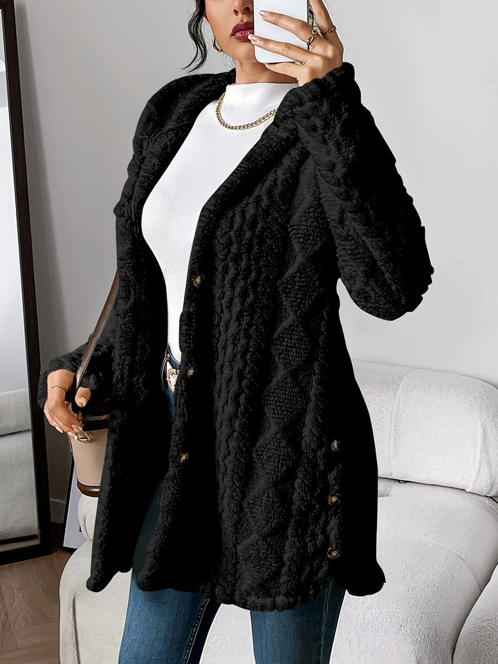 Sophia | Kuschelige Plüsch Strickjacke