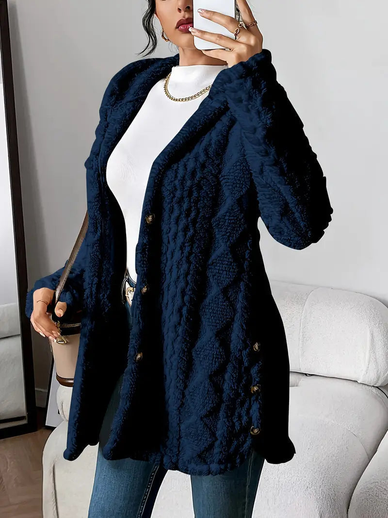 Sophia | Kuschelige Plüsch Strickjacke