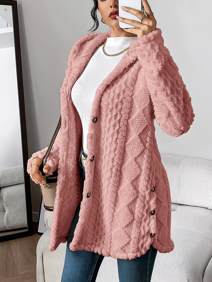 Sophia | Kuschelige Plüsch Strickjacke