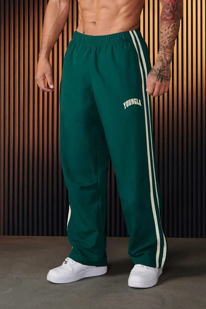 Damian | Herren Baggy Jogginghose mit Doppelstreifen