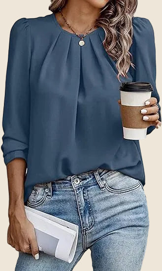 Beatrix | Dames Blouse met wijde mouwen