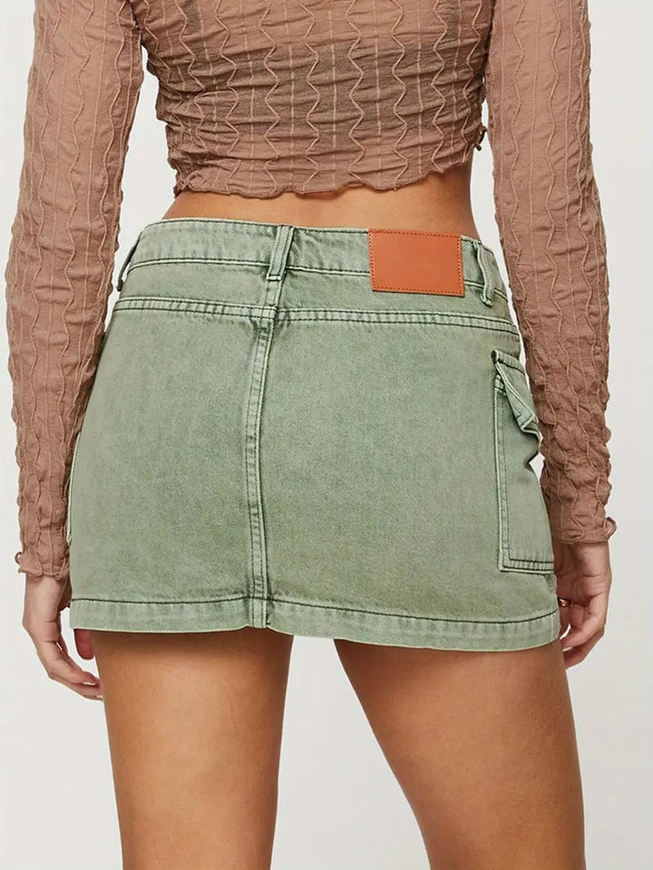 Damen Minirock mit Taschen