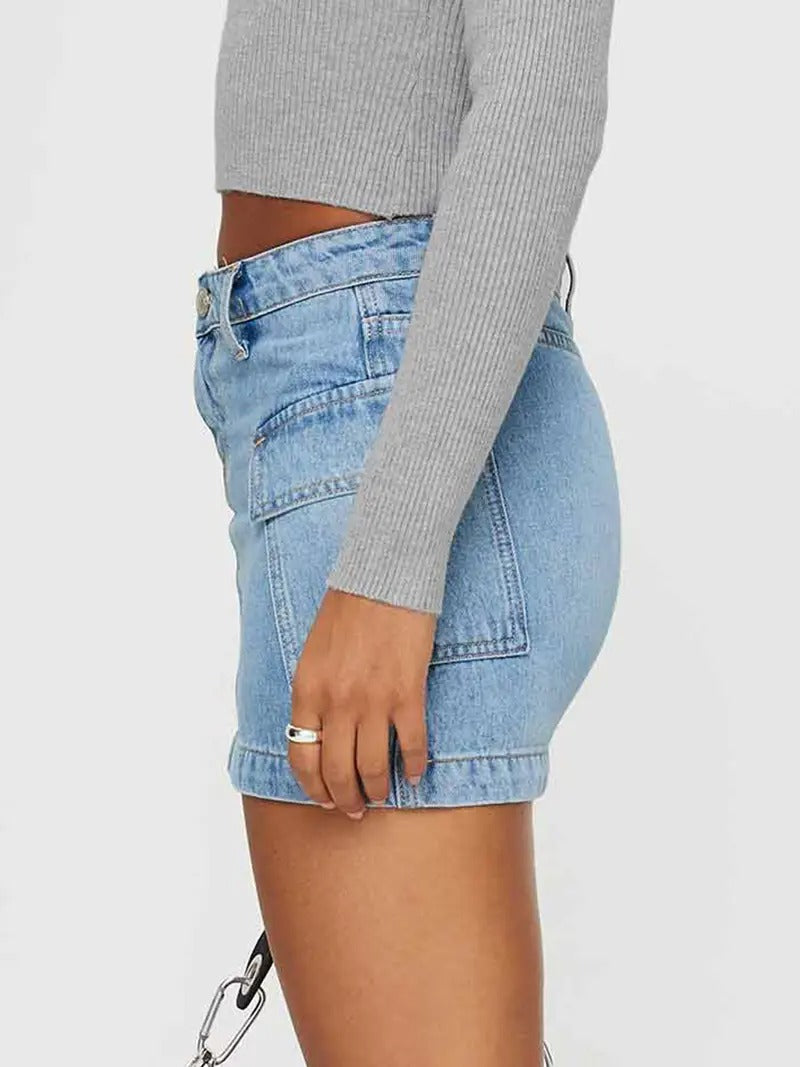 Damen Minirock mit Taschen