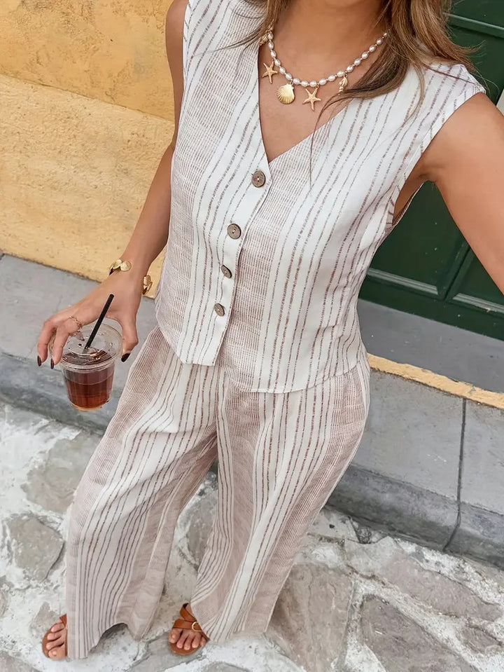 Damen Weste und Hosen Set