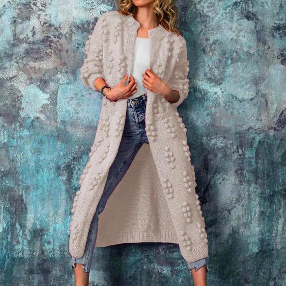Laura | Lange Strickjacke Trenchstil