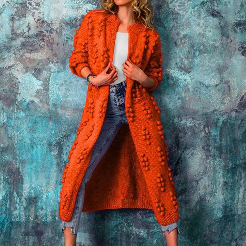 Laura | Lange Strickjacke Trenchstil