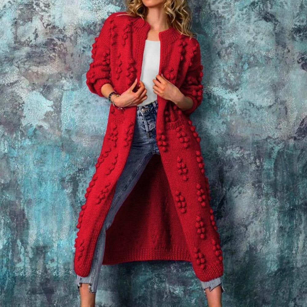 Laura | Lange Strickjacke Trenchstil