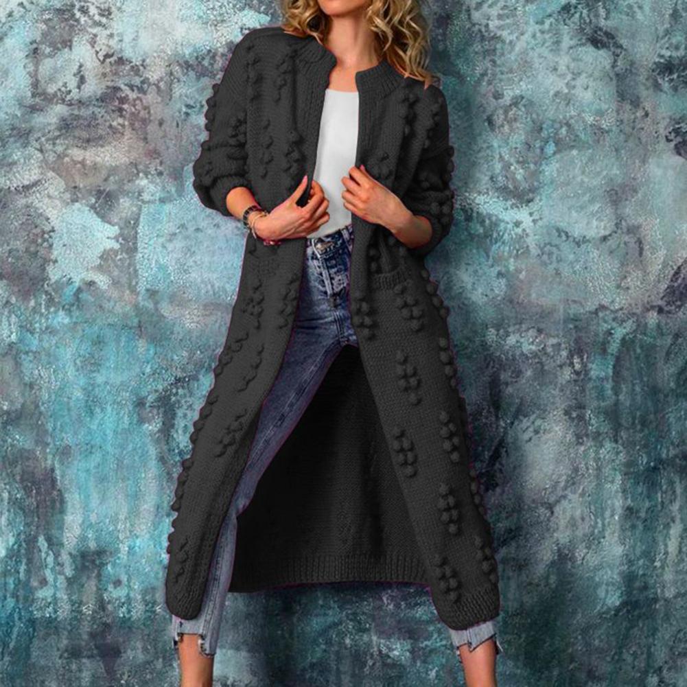 Laura | Lange Strickjacke Trenchstil