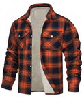 Luca | Herren Warme Hemdjacke mit Sherpa Futter