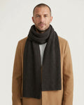 Gunther | Herren Grobstrick-Schal mit Rippmuster