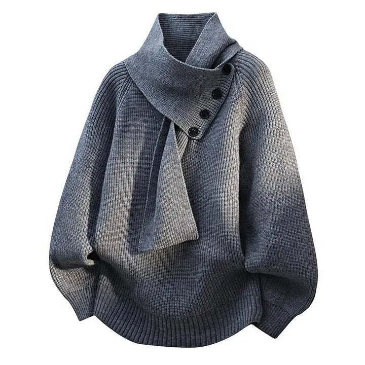 Clara | Schalkragen Strick Pullover