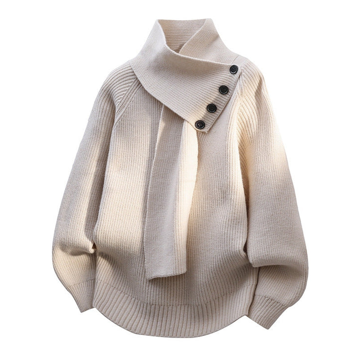 Clara | Schalkragen Strick Pullover