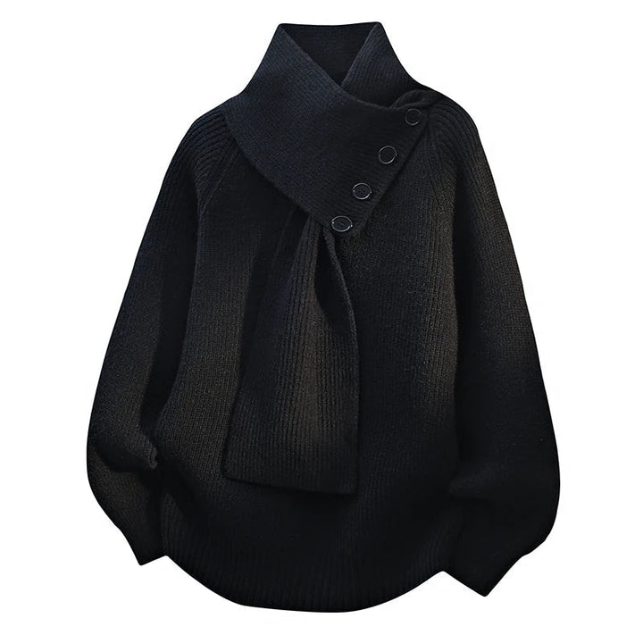 Clara | Schalkragen Strick Pullover