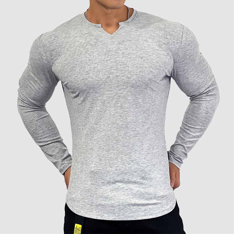 Ferdinand | Herren Figurbetontes Langarm Shirt