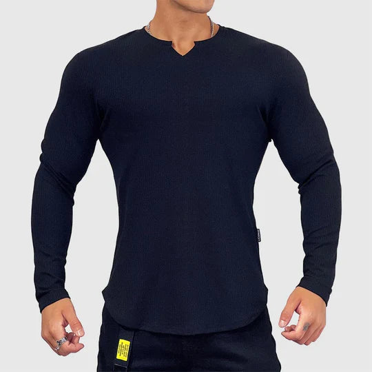 Ferdinand | Herren Figurbetontes Langarm Shirt
