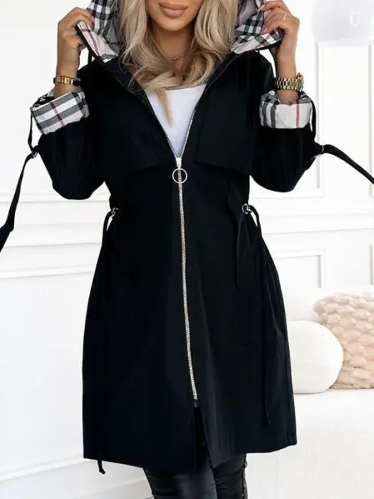 Romy | Lange Sportlich-Chice Jacke