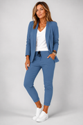 Klara | Dames getailleerd tweedelig broekpak