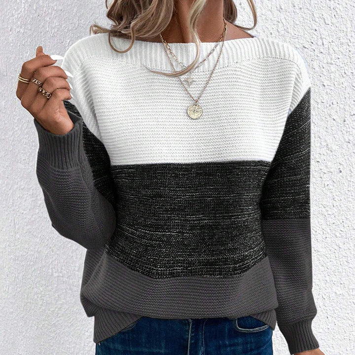 Birte | Vielseitiger Langarm Strickpullover