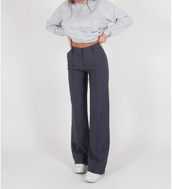 Marlene | Damen Weite High-Waist Marlenehose