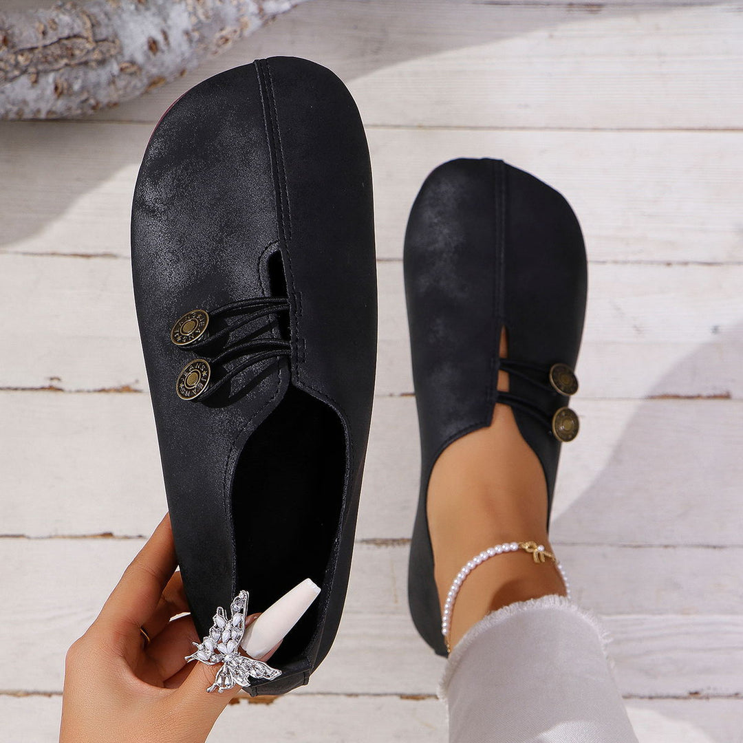Barfußschuhe Damen mit Loafer-Schnitt und Slip-On-Einstieg