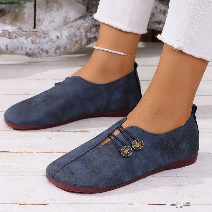 Barfußschuhe Damen mit Loafer-Schnitt und Slip-On-Einstieg