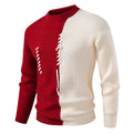 Bruno | Herren Strukturierter Zierband Strickpullover
