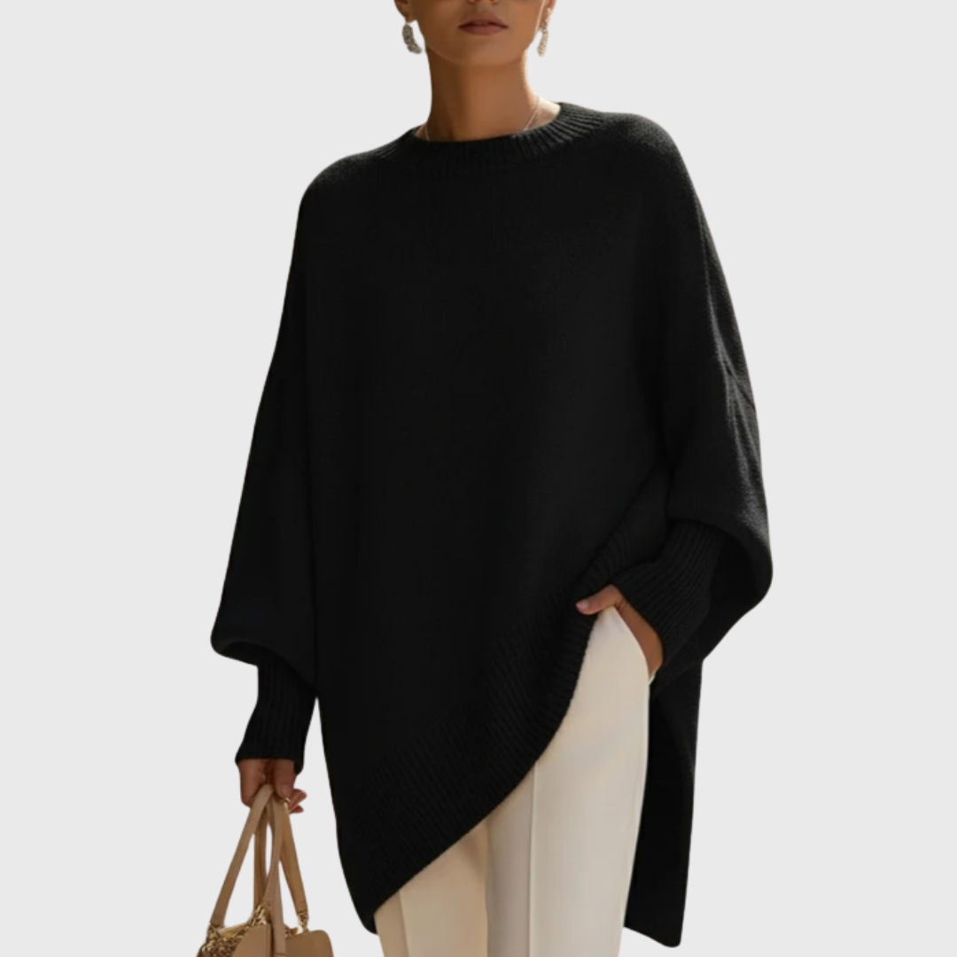 Roswitha | Damen Oversize Locker Strickpullover