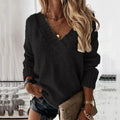 Gudrun | Damen Kuscheliger Feiner Strickpullover