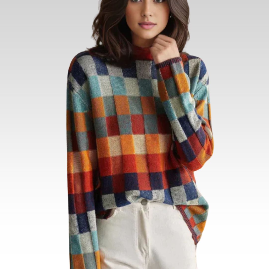 Mira | Oversize Stehkragen Pullover