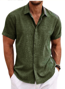 Finn | Herren Leichtes Casual Sommerhemd