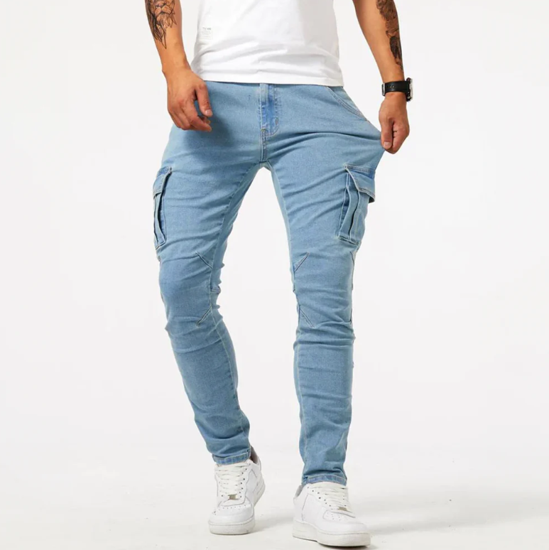Norman | Herren Cargo Skinny Jeans