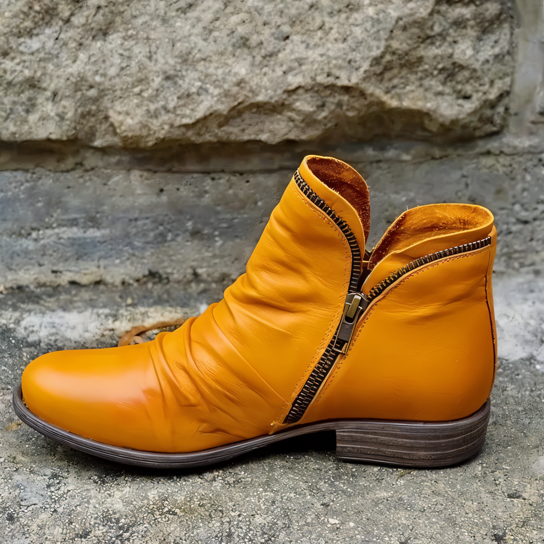 Ingrid | Bequeme Reißverschluss Stiefeletten