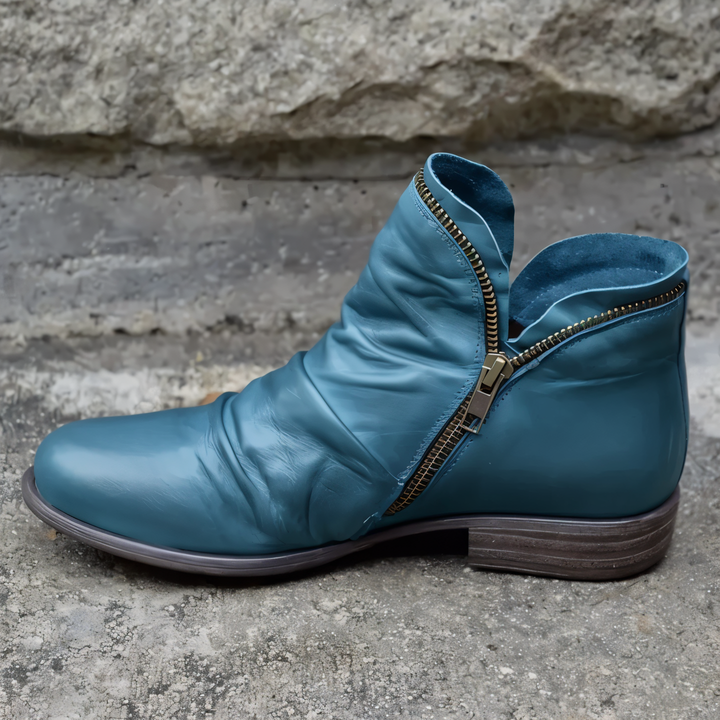 Ingrid | Bequeme Reißverschluss Stiefeletten