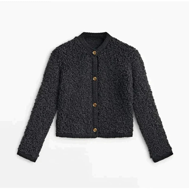 Grete | Kuschelige Wandelbare Strickjacke