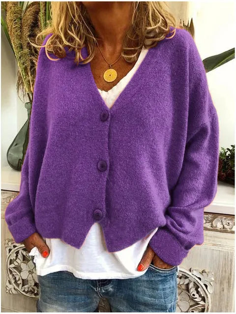 Annelie | Lockere Feminine Strickjacke