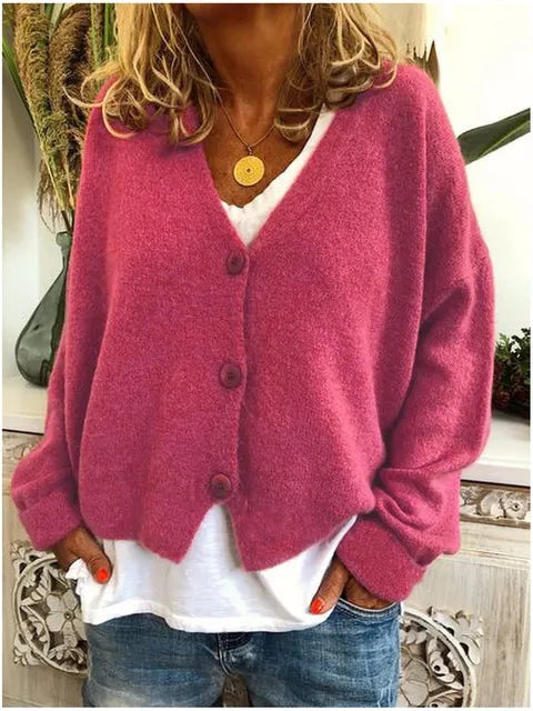 Annelie | Lockere Feminine Strickjacke