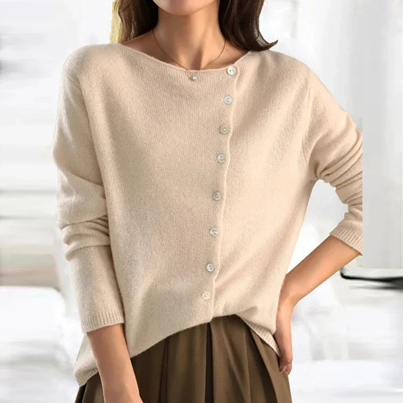 Ida | Feine U-Boot Strickjacke