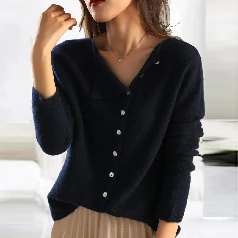 Ida | Feine U-Boot Strickjacke