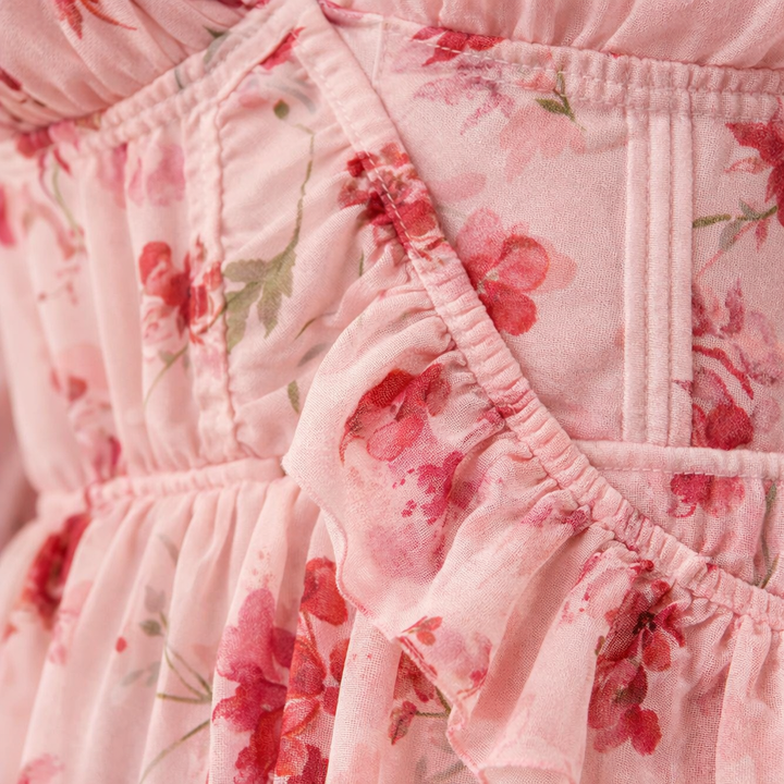 Thalia | Dames Maxi-jurk met bloemenprint