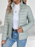 Cornelia | Damen Leichte Übergangsjacke mit Stehkragen