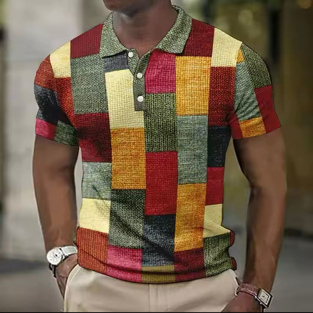 Klaas | Herren Colorblock Poloshirt