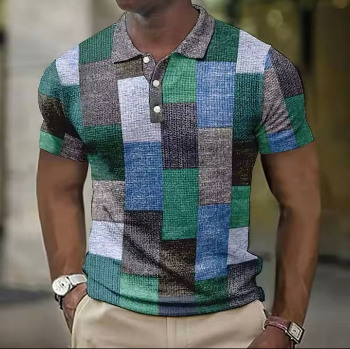 Klaas | Herren Colorblock Poloshirt