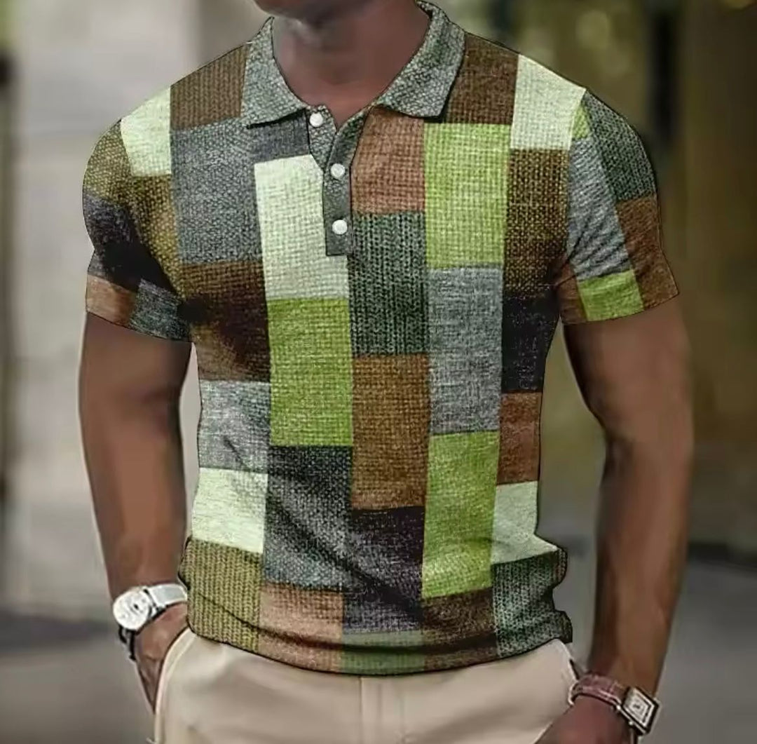Klaas | Herren Colorblock Poloshirt