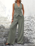 Valentina | Elegantes Zweiteiler Set Weste und Hose
