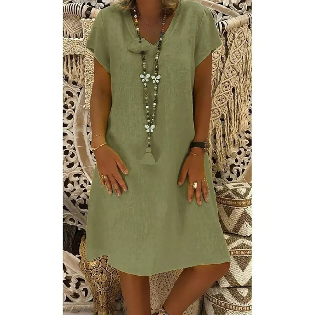Adelaide | Damen stilvolles leichtes Sommerkleid