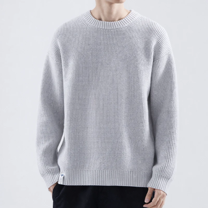 Adrian | Herren Legerer Strickpullover