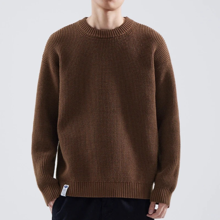 Adrian | Herren Legerer Strickpullover